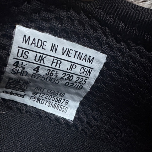 adidas Black Mesh Sneakers - Picture 6 of 9